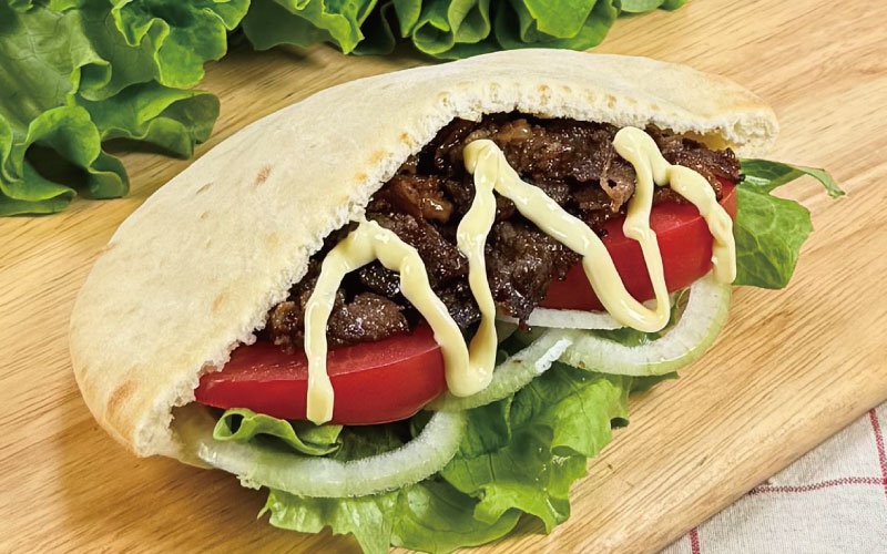 ピタサンド　国産黒毛和牛カルビ