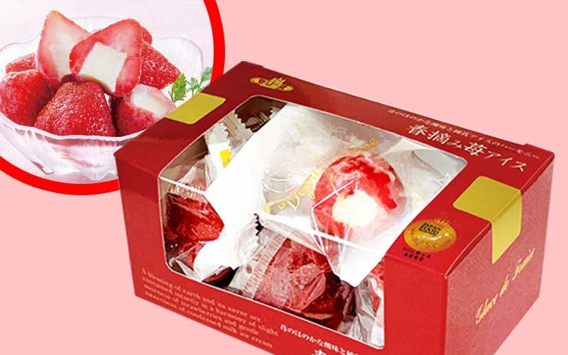 春摘み苺アイス