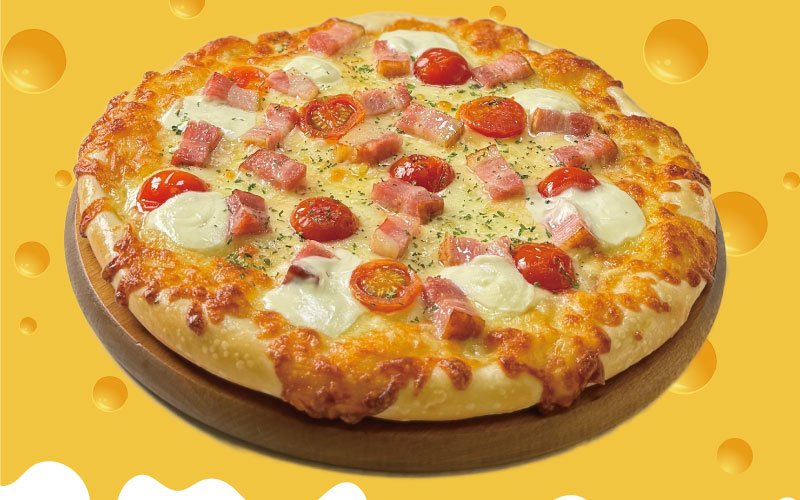 チーズ盛盛角切り厚厚ベーコン